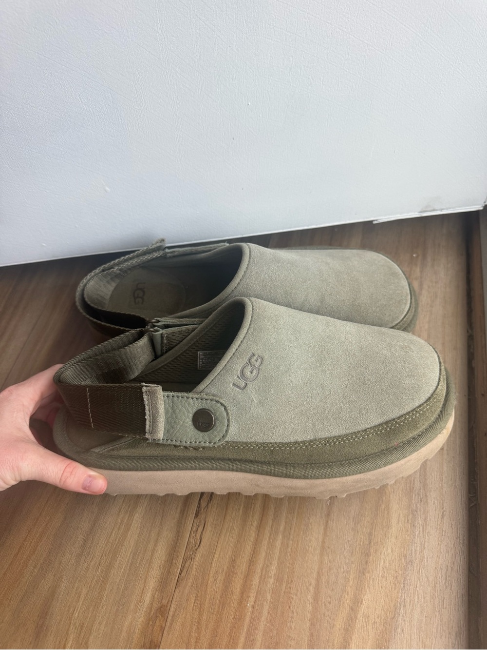 UGG Men’s Olive Green Goldencoast Clogs